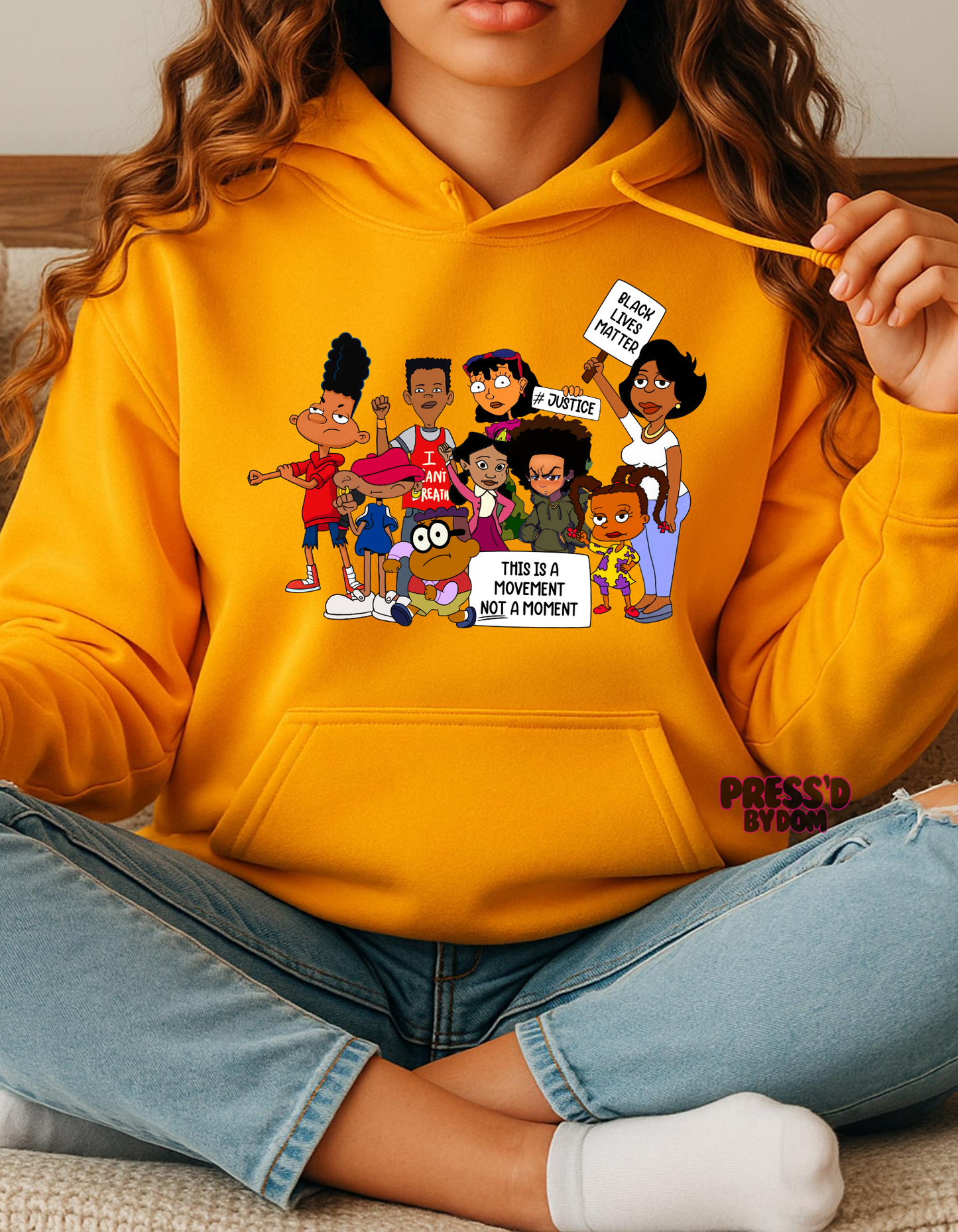 90s Cartoon Activism Hoodie