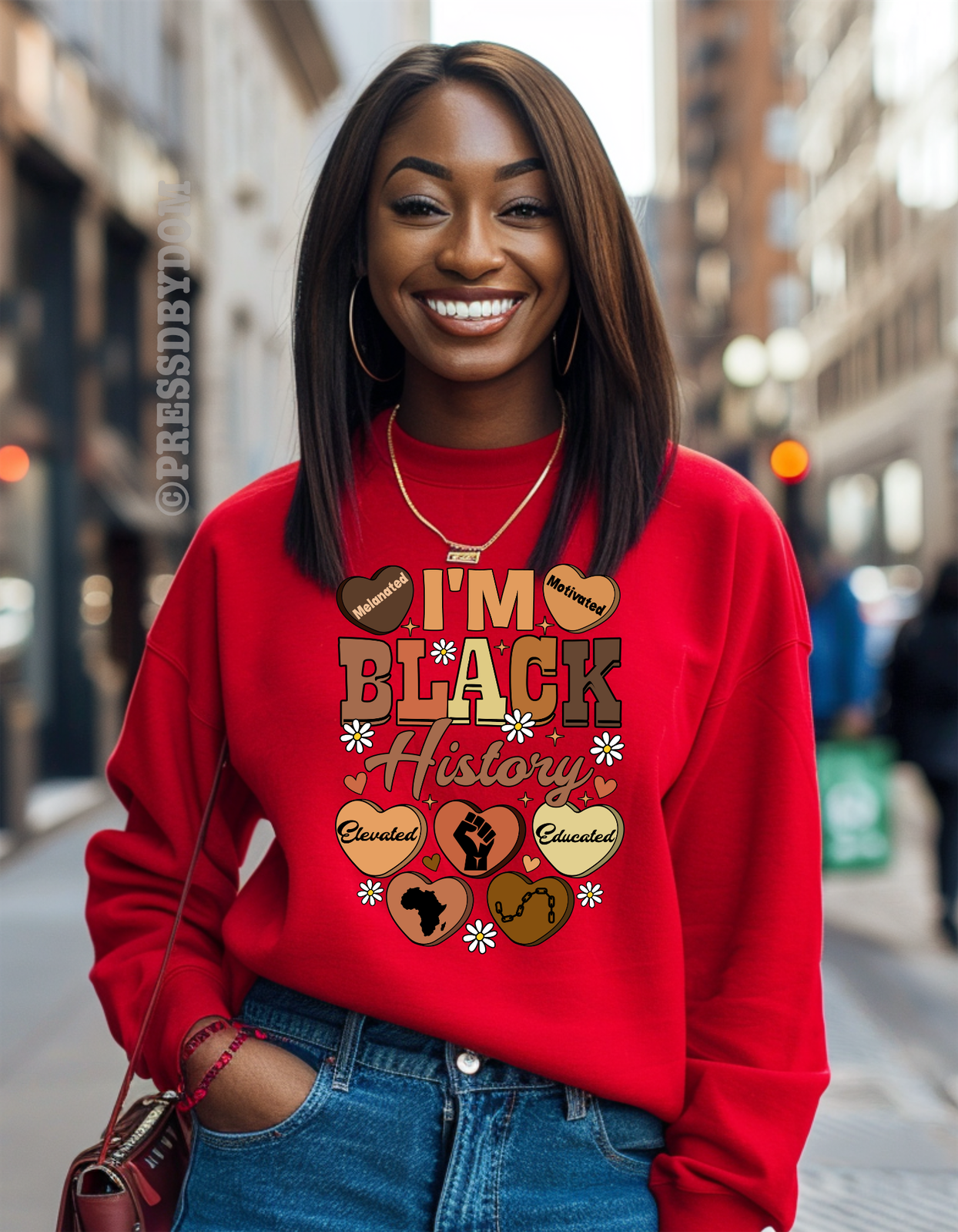 I Am Black History Sweatshirt – Unisex Black History Month Crewneck