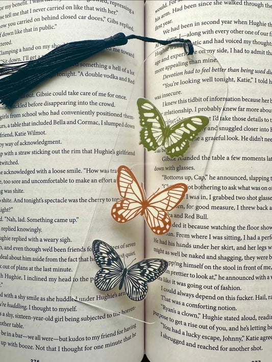 Butterfly Bookmark with Tassel | Cute Vintage Book Lover Gift