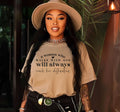 A Woman Who Walks With God Will Always Reach Her Destination T-shirt