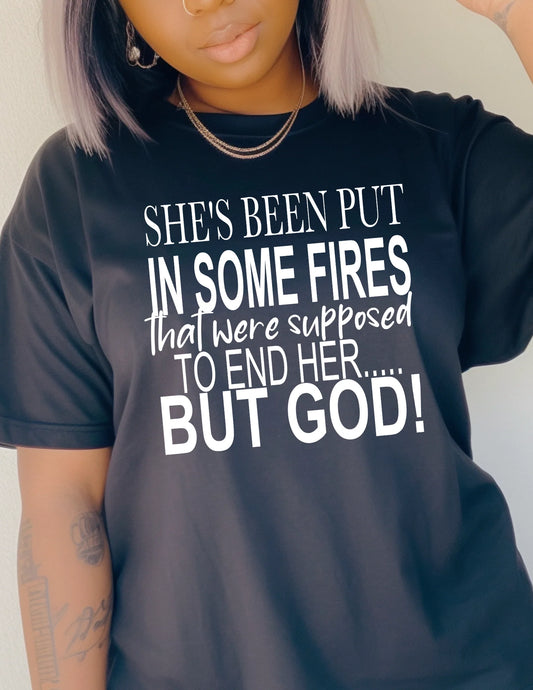 But God” Faith Tee – Christian Women’s Graphic T-Shirt | Inspirational Quote Shirt | Press’d by Dom