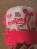 Pink "Boujee" Trucker Hat