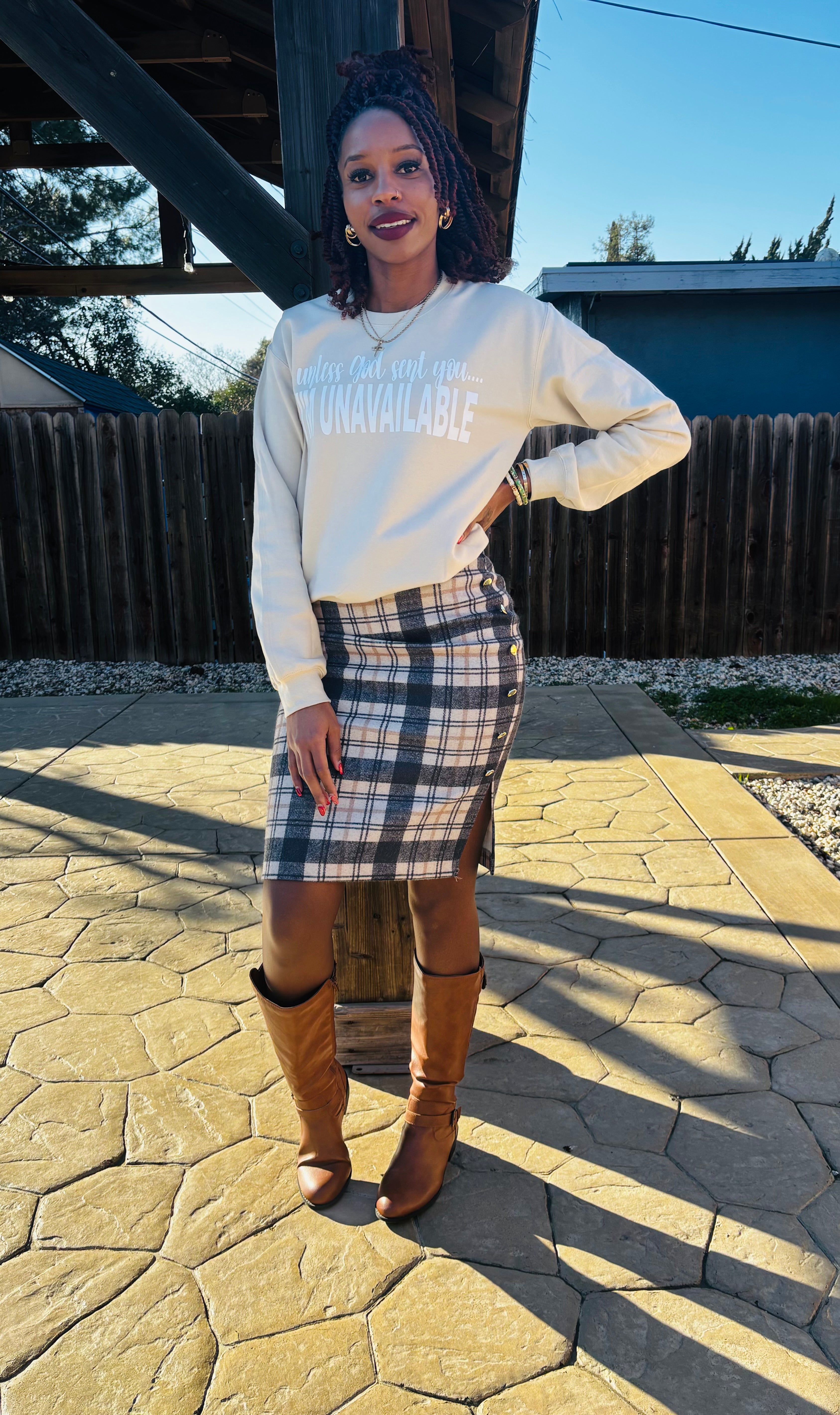 Unless God Sent You I’m Unavailable Sweatshirt