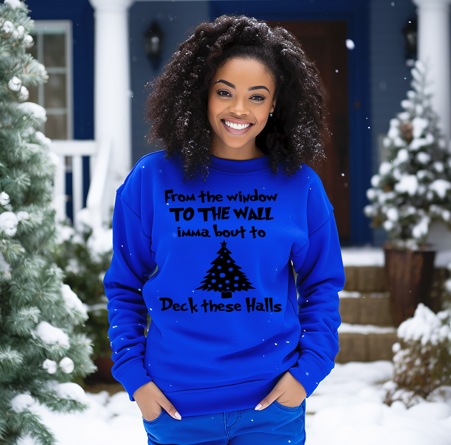 Deck These Halls Christmas Sweatshirt