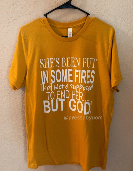 But God” Faith Tee – Christian Women’s Graphic T-Shirt | Inspirational Quote Shirt | Press’d by Dom