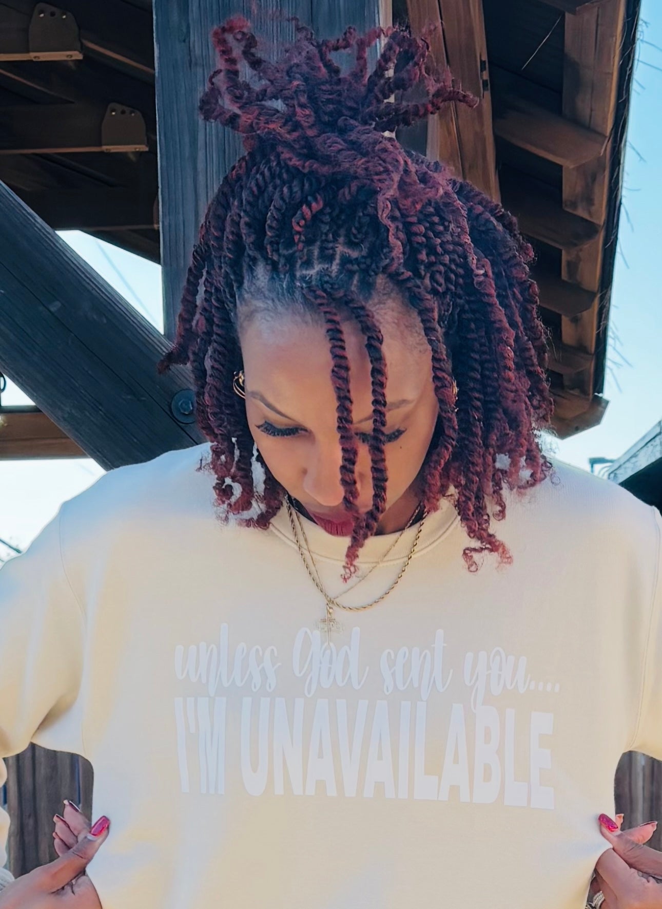 Unless God Sent You I’m Unavailable Sweatshirt