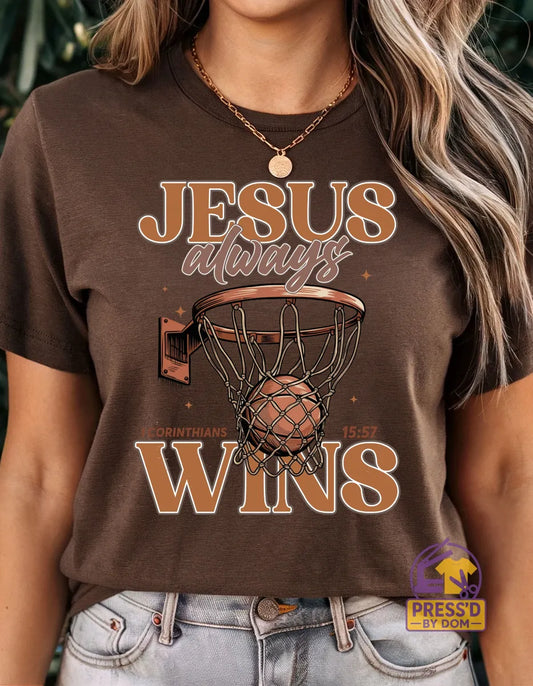 Jesus Always Win Graphic Tee