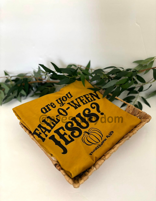 Fall-O-Ween Jesus T-Shirt | Christian Fall Tee | Matthew 4:19