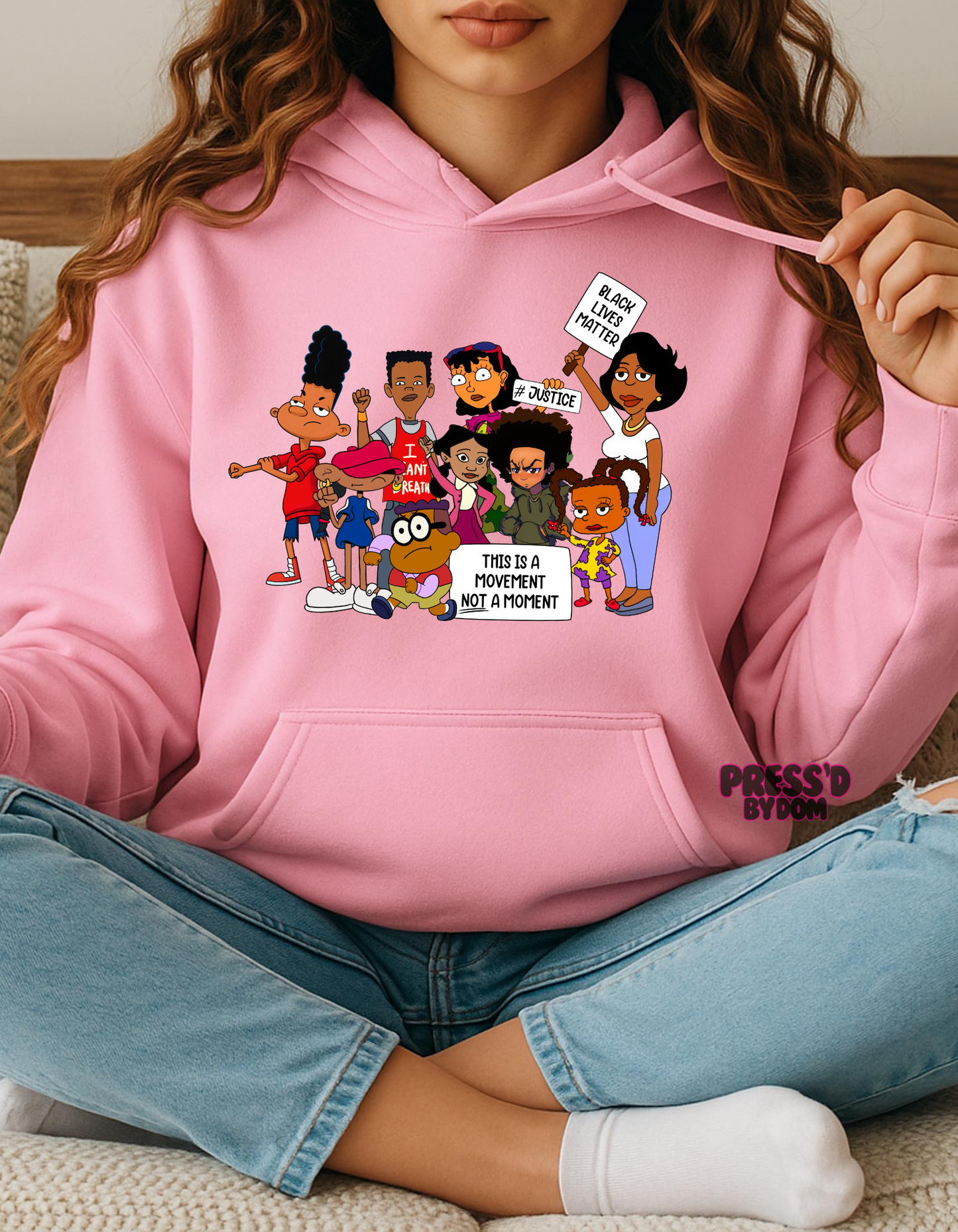 90s Cartoon Activism Hoodie