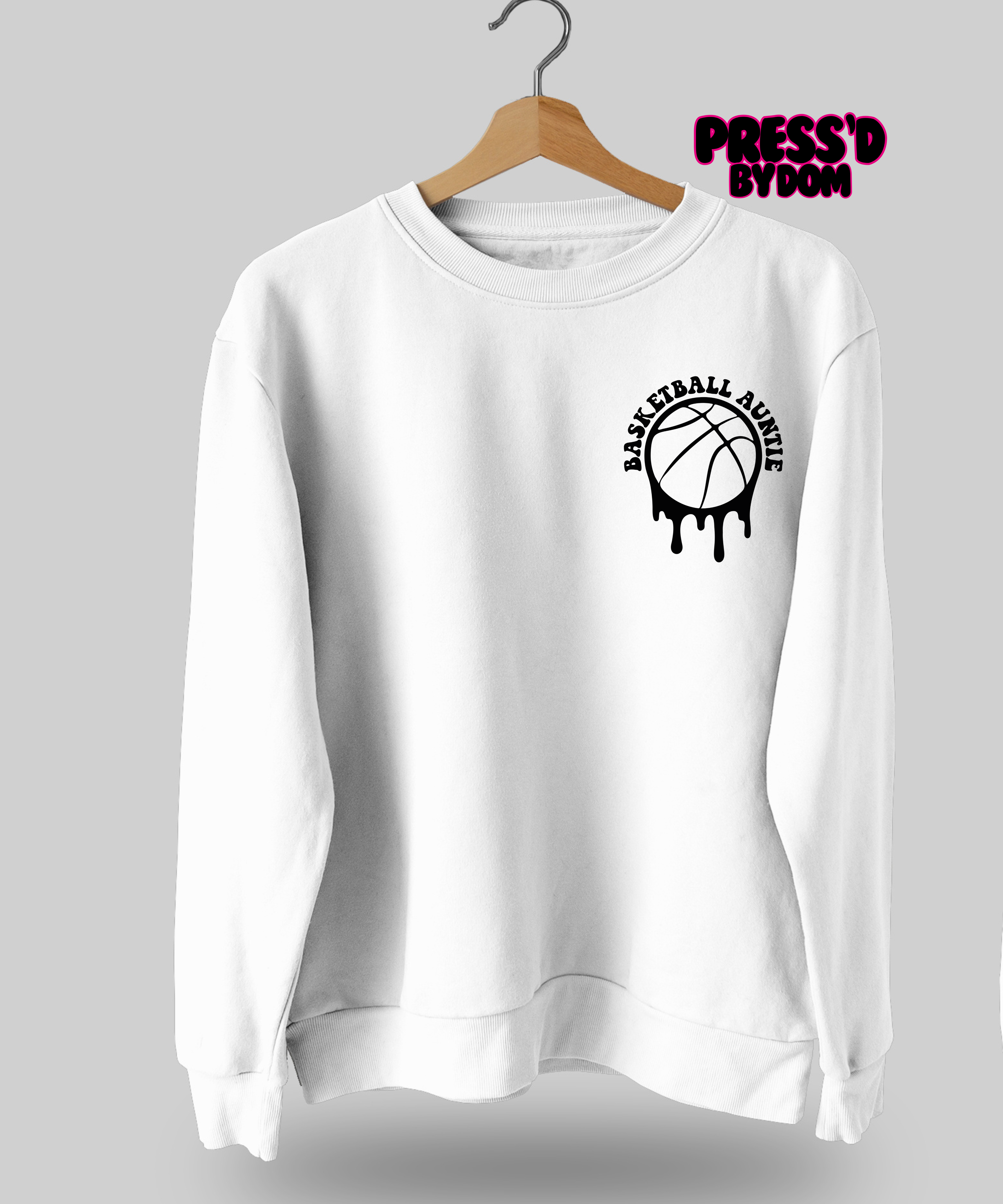 In My Basketball Auntie Era Sweatshirt | Trendy Drip Graphic Crewneck