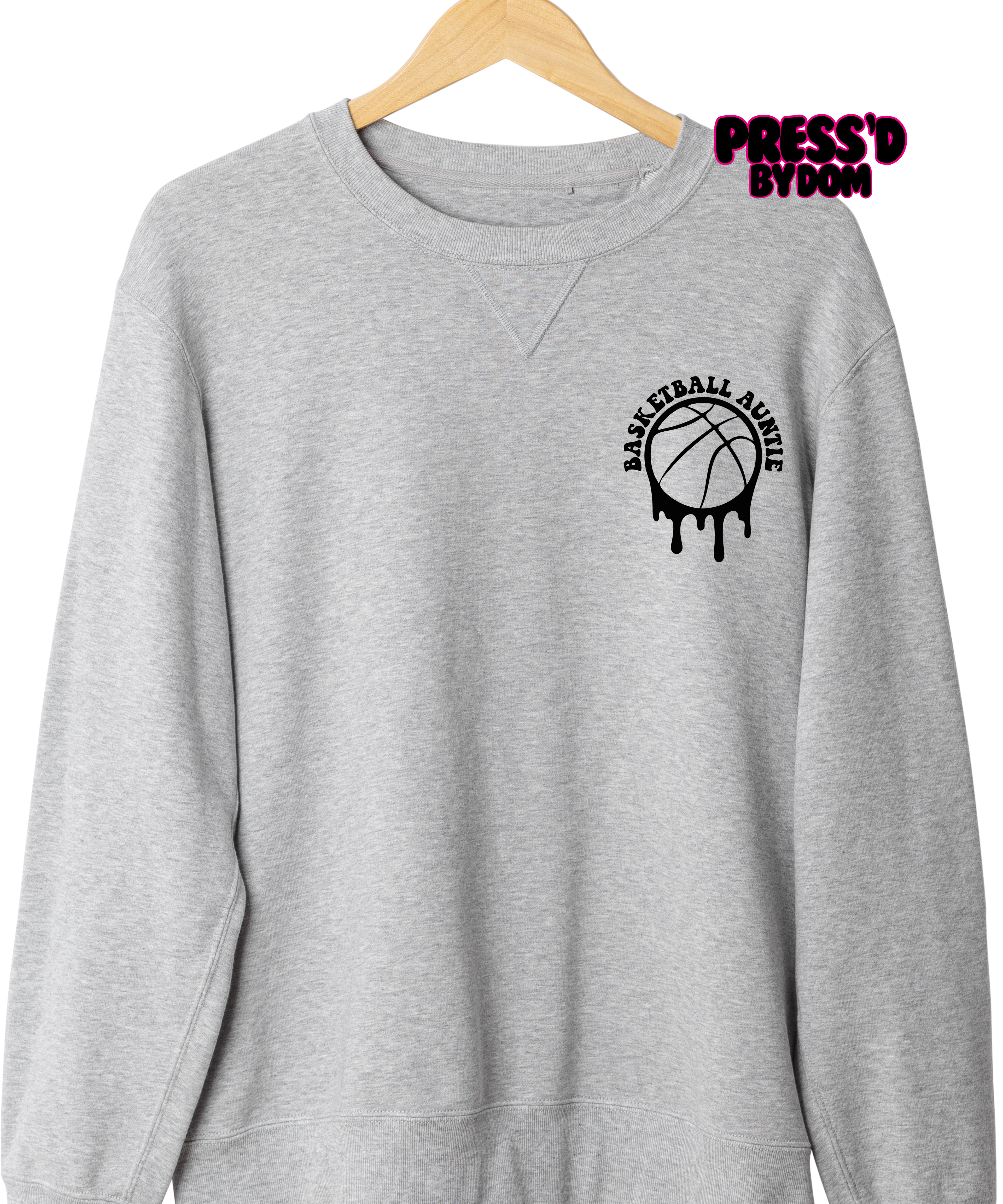 In My Basketball Auntie Era Sweatshirt | Trendy Drip Graphic Crewneck