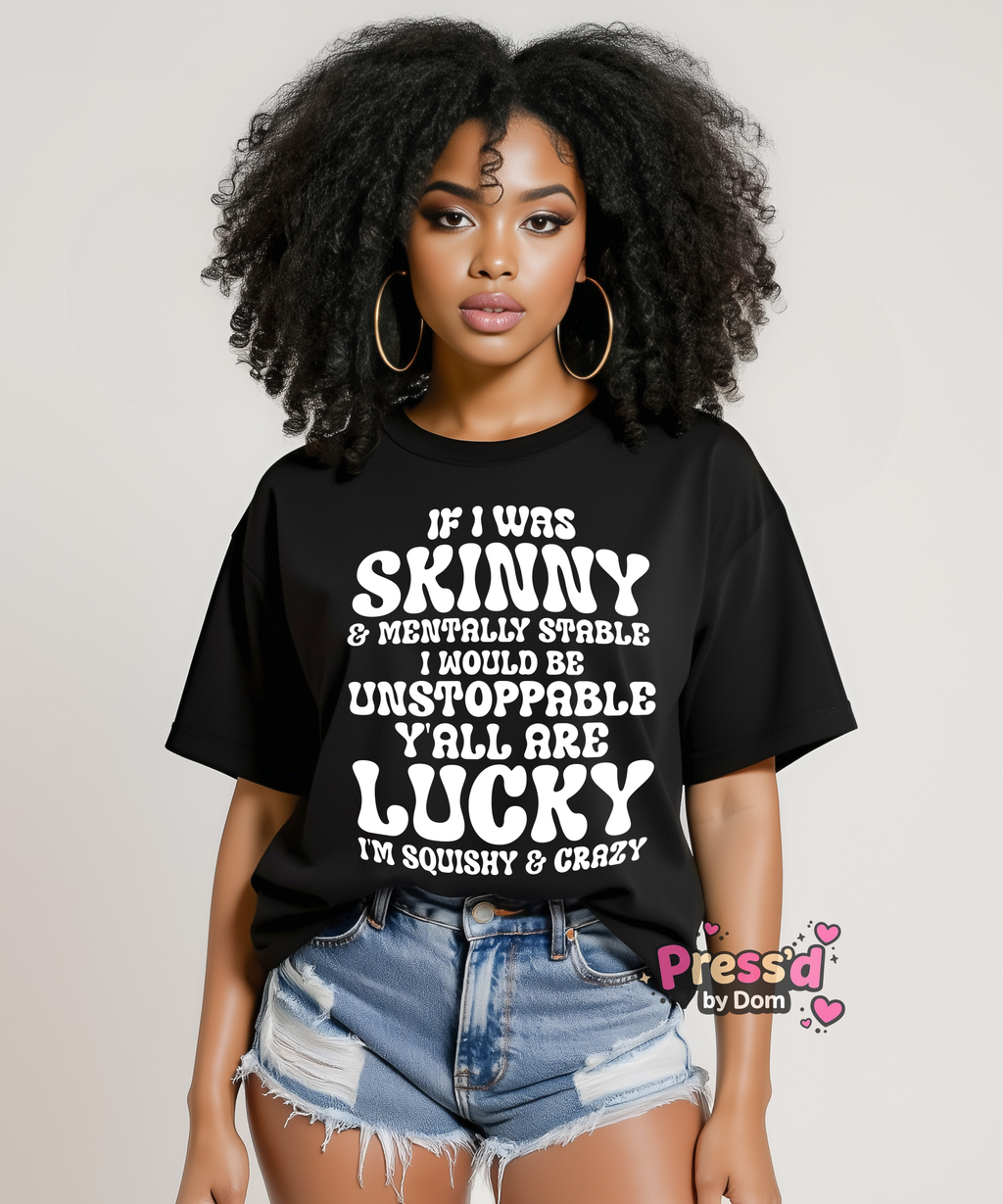 Squishy & Crazy Sarcastic Graphic T-Shirt