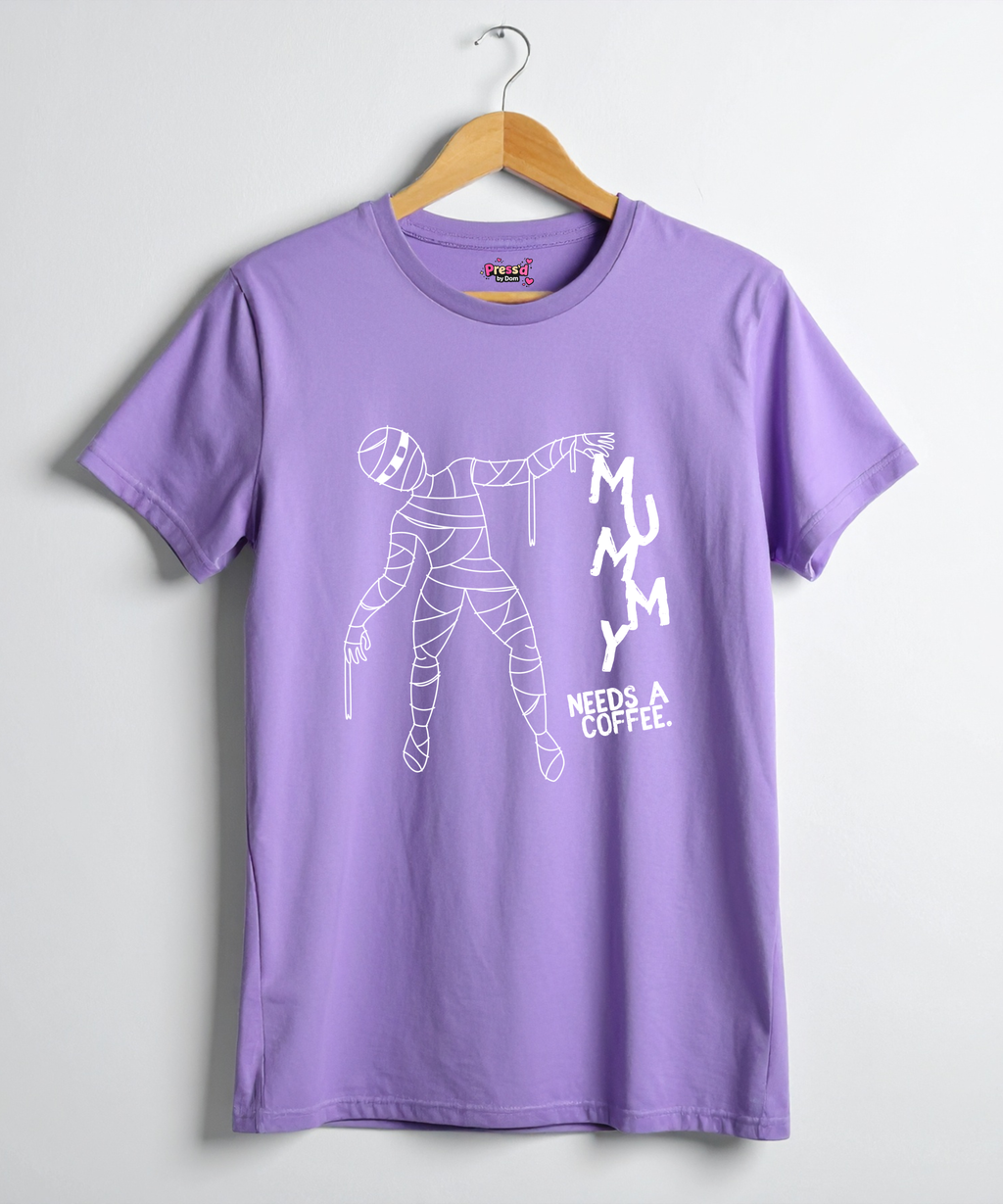 ☕ Mummy Needs Coffee Halloween Tee