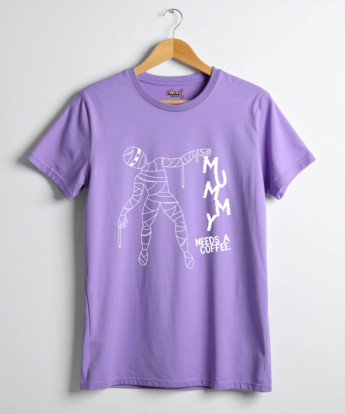 ☕ Mummy Needs Coffee Halloween Tee