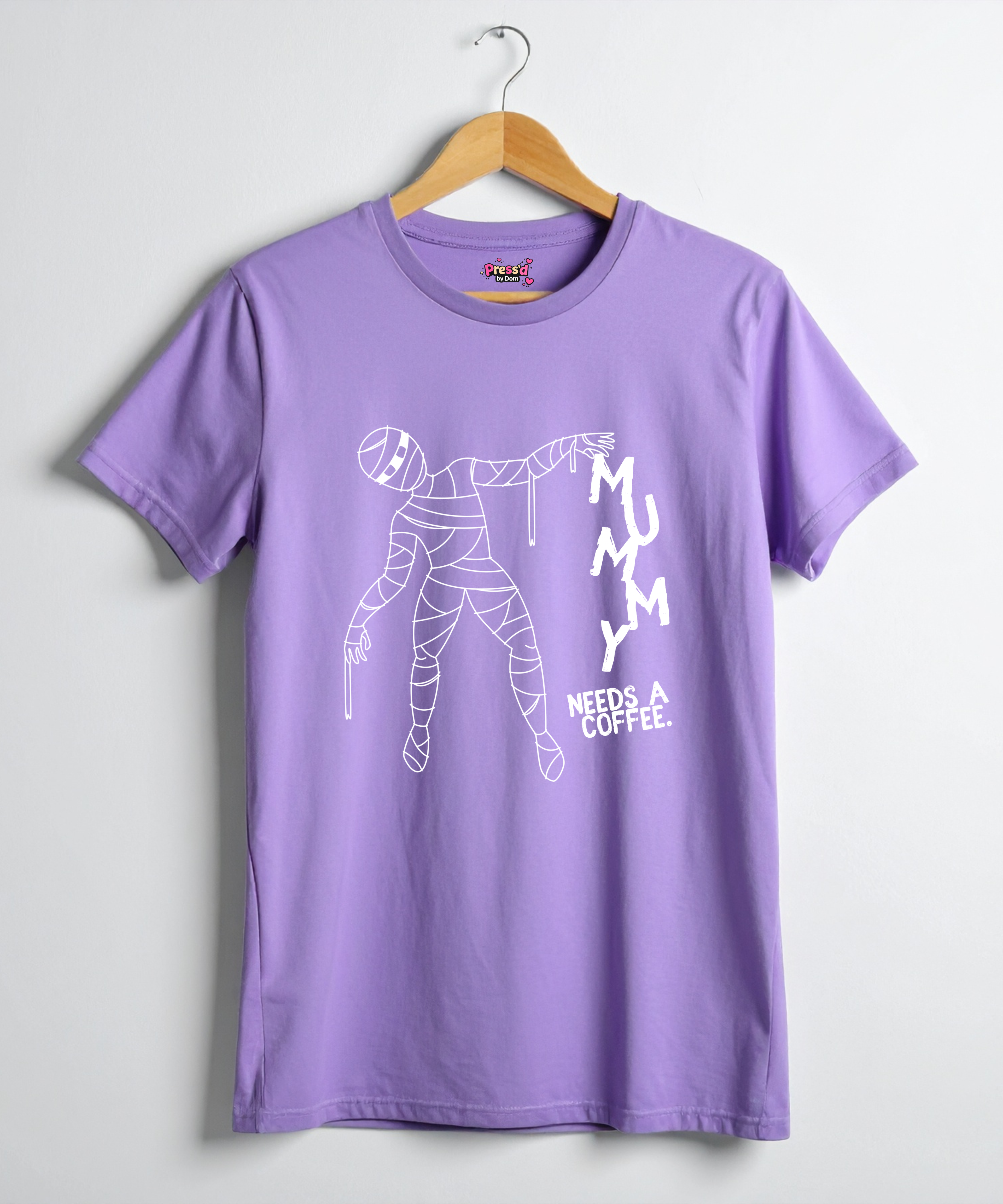 ☕ Mummy Needs Coffee Halloween Tee