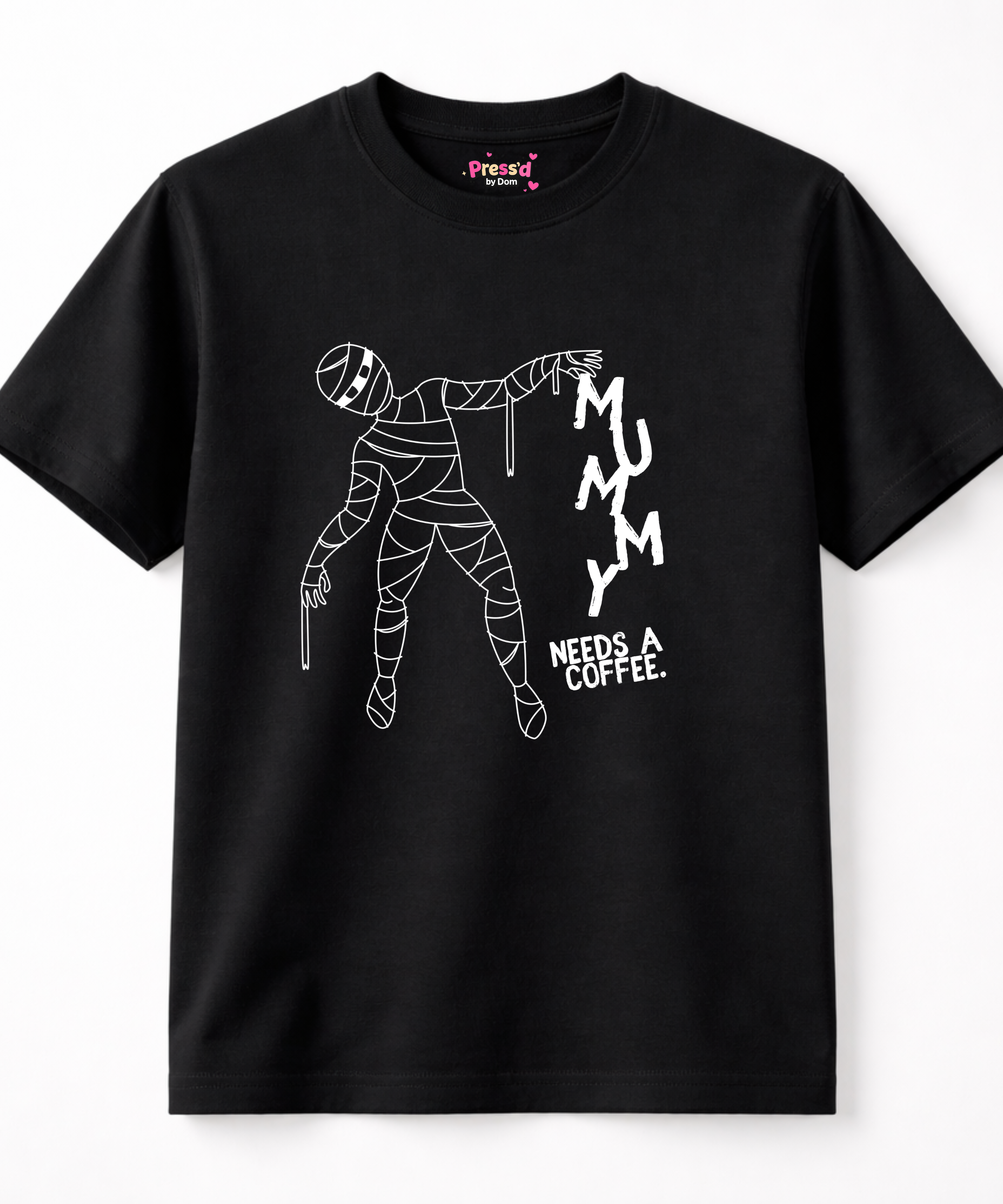 ☕ Mummy Needs Coffee Halloween Tee